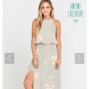 HEATHER HALTER DRESS ~ LILY SHOWERS